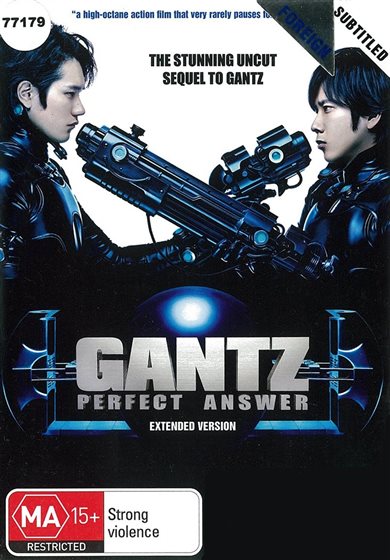 Gantz: Perfect Answer - DVD - 9322225095304 - Australia - 2/15