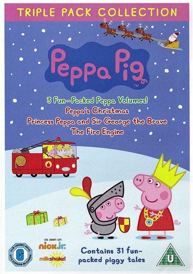 Peppa Pig: 3 Fun-packed Peppa Volumes - DVD - 5030305107178